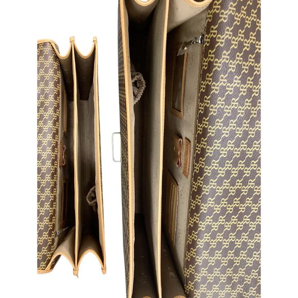 NWT Rioni Moda Italia Signature Leather Briefcase - Picture 6 of 7